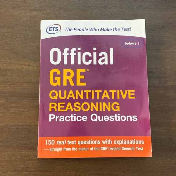 Official GRE Quantitative Reasoning Practice Questions Volume 1 (2014) - Picture 1 of 7